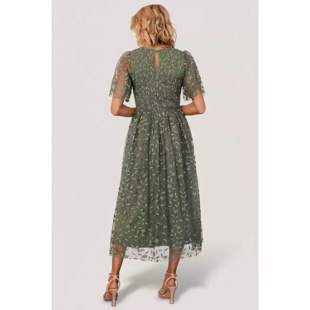 Baltic Born Kendra Embroidered Dress | Dark Sage Size 2XL2XL - Picture 5 of 5